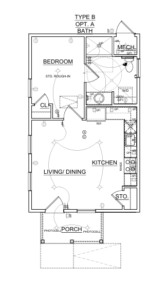single floor plan